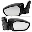 Driver and Passenger Side Mirrors, Power Adjust, Manual Folding, Heated, Paintable, In-housing Signal Light, With memory, With Puddle Light, No Auto-Dimming, With Blind Spot Detection in Glass