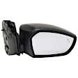 Driver and Passenger Side Mirrors, Power Adjust, Manual Folding, Heated, Paintable, In-housing Signal Light, With memory, With Puddle Light, No Auto-Dimming, With Blind Spot Detection in Glass