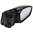Driver and Passenger Side Mirrors, Power Adjust, Manual Folding, Heated, Paintable, In-housing Signal Light, With memory, With Puddle Light, No Auto-Dimming, With Blind Spot Detection in Glass