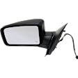 Driver and Passenger Side Mirrors, Non-Towing, Power Adjust, Power Folding, Heated, Paintable, In-housing Signal Light, With memory, With Puddle Light, No Auto-Dimming, No Blind Spot Feature