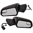 Driver and Passenger Side Mirror, Power Adjust, Non-Heated, Manual Folding, Paintable, No Signal Light, No Memory, No Puddle Light, No Auto-Dim, With Blind Spot Glass