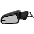Driver and Passenger Side Mirror, Power Adjust, Non-Heated, Manual Folding, Paintable, No Signal Light, No Memory, No Puddle Light, No Auto-Dim, With Blind Spot Glass