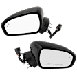 Driver and Passenger Side Mirrors, Power Adjust, Manual Folding, Heated, Paintable, In-housing Signal Light, With memory, With Puddle Light, No Auto-Dimming, With Blind Spot Detection in Glass