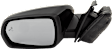 Driver and Passenger Side Mirror, Power Adjust, Heated, Manual Folding, Paintable, In-housing Signal Light, No Memory, With Puddle Light, No Auto-Dim, With Blind Spot Detection in Glass