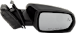 Driver and Passenger Side Mirror, Power Adjust, Heated, Manual Folding, Paintable, In-housing Signal Light, No Memory, With Puddle Light, No Auto-Dim, With Blind Spot Detection in Glass
