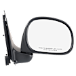 Driver and Passenger Side Non-Towing Mirrors, Manual Adjust, Manual Folding, Non-Heated, Textured Black, No Signal Light, No Memory, No Puddle Light, No Auto-Dimming