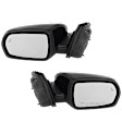 Driver and Passenger Side Mirror, Power Adjust, Heated, Manual Folding, Paintable, In-housing Signal Light, No Memory, With Puddle Light, No Auto-Dim, With Blind Spot Detection in Glass