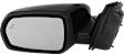 Driver and Passenger Side Mirror, Power Adjust, Heated, Manual Folding, Paintable, In-housing Signal Light, With Memory, With Puddle Light, No Auto-Dim, With Blind Spot Detection in Glass
