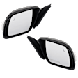 Driver and Passenger Side Mirrors, Power Adjust, Power Folding, Heated, Paintable, In-Housing Signal Light, No Memory, With Puddle Light, No Auto-Dimming, With Blind Spot Glass