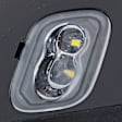 Driver and Passenger Side Towing Mirror, Upper - Power Adjust, Lower - Manual Adjust, Heated, Power Folding, Paintable, In-housing Signal Light, No Memory, With Puddle Light, No Auto-Dim