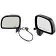 Driver and Passenger Side Mirrors, Power Adjust, Manual Folding, Heated, Paintable, No Signal Light, No Memory, No Puddle Light, No Auto-Dimming, No Blind Spot Feature