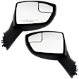 Driver and Passenger Side Mirrors, Power Adjust, Manual Folding, Non-Heated, Textured Black, No Signal Light, No Memory, No Puddle Light, No Auto-Dimming, No Blind Spot Feature