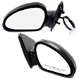 Driver and Passenger Side Mirrors, Power Adjust, Non-Folding, Non-Heated, Textured Black, No Signal Light, No Memory, No Puddle Light, No Auto-Dimming, No Blind Spot Feature