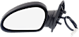 Driver and Passenger Side Mirrors, Power Adjust, Non-Folding, Non-Heated, Textured Black, No Signal Light, No Memory, No Puddle Light, No Auto-Dimming, No Blind Spot Feature