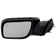 Driver and Passenger Side Mirrors, Power Adjust, Power Folding, Heated, Paintable, In-housing Signal Light, No Memory, With Puddle Light, No Auto-Dimming, With Blind Spot Detection in Glass