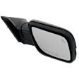 Driver and Passenger Side Mirrors, Power Adjust, Power Folding, Heated, Paintable, In-housing Signal Light, No Memory, With Puddle Light, No Auto-Dimming, With Blind Spot Detection in Glass