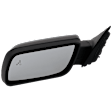 Driver and Passenger Side Mirror, Power Adjust, Heated, Manual Folding, Paintable, No Signal Light, With Memory, With Puddle Light, No Auto-Dim, With Blind Spot Glass