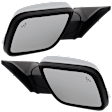 Driver and Passenger Side Mirror, Power Adjust, Heated, Power Folding, Chrome, In-housing Signal Light, With Memory, With Puddle Light, No Auto-Dim, With Blind Spot Detection in Glass