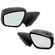 Driver and Passenger Side Mirror, Power Adjust, Non-Heated, Manual Folding, Paintable, No Signal Light, No Memory, No Puddle Light, No Auto-Dim, With Blind Spot Detection in Glass