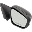 Driver and Passenger Side Mirror, Power Adjust, Non-Heated, Manual Folding, Paintable, No Signal Light, No Memory, No Puddle Light, No Auto-Dim, With Blind Spot Detection in Glass