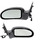 Driver and Passenger Side Mirrors, Power Adjust, Non-Folding, Non-Heated, Textured Black, No Signal Light, No Memory, No Puddle Light, No Auto-Dimming, No Blind Spot Feature