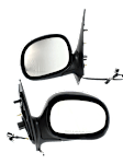 Driver and Passenger Side Mirrors, Non-Towing, Power Adjust, Manual Folding, Heated, Chrome, No Signal Light, No Memory, No Puddle Light, No Auto-Dimming, No Blind Spot Feature
