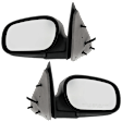 Driver and Passenger Side Mirrors, Power Adjust, Manual Folding, Non-Heated, Paintable, No Signal Light, No Memory, No Puddle Light, No Auto-Dimming, No Blind Spot Feature