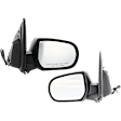 Driver and Passenger Side Mirrors, Power Adjust, Manual Folding, Non-Heated, Textured Black, No Signal Light, No Memory, No Puddle Light, No Auto-Dimming, No Blind Spot Feature