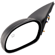 Driver and Passenger Side Mirrors, Power Adjust, Non-Folding, Heated, Textured Black, No Signal Light, No Memory, No Puddle Light, No Auto-Dimming, No Blind Spot Feature