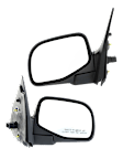Driver and Passenger Side Mirrors, Power Adjust, Manual Folding, Non-Heated, Textured Black, No Signal Light, No Memory, No Puddle Light, No Auto-Dimming, No Blind Spot Feature