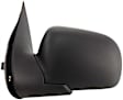 Driver and Passenger Side Mirrors, Power Adjust, Manual Folding, Non-Heated, Textured Black, No Signal Light, No Memory, No Puddle Light, No Auto-Dimming, No Blind Spot Feature