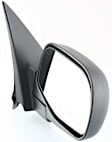 Driver and Passenger Side Mirrors, Power Adjust, Manual Folding, Non-Heated, Textured Black, No Signal Light, No Memory, No Puddle Light, No Auto-Dimming, No Blind Spot Feature