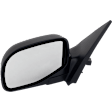 Driver and Passenger Side Mirrors, Power Adjust, Manual Folding, Non-Heated, Textured Black, No Signal Light, No Memory, With Puddle Light, No Auto-Dimming, No Blind Spot Feature
