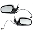 Driver and Passenger Side Mirrors, Power Adjust, Manual Folding, Heated, Chrome, No Signal Light, No Memory, No Puddle Light, No Auto-Dimming, No Blind Spot Feature