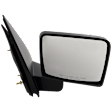 Driver and Passenger Side Mirror, Manual Adjust, Non-Heated, Manual Folding, Textured Black, No Signal Light, No Memory, No Puddle Light, No Auto-Dim, No Blind Spot Feature, Paddle Style