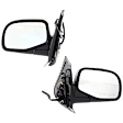 Driver and Passenger Side Mirrors, Power Adjust, Manual Folding, Non-Heated, Textured Black, No Signal Light, No Memory, No Puddle Light, No Auto-Dimming, No Blind Spot Feature