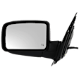 Driver and Passenger Side Mirrors, Non-Towing, Power Adjust, Manual Folding, Heated, Paintable, No Signal Light, No Memory, With Puddle Light, No Auto-Dimming, No Blind Spot Feature