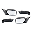 Driver and Passenger Side Mirrors, Power Adjust, Non-Folding, Non-Heated, With 1 Paintable and 1 Textured Black Cap, No Signal Light, Memory, Puddle Light, Auto-Dimming, and Blind Spot Feature