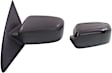 Driver and Passenger Side Mirrors, Power Adjust, Non-Folding, Non-Heated, With 1 Paintable and 1 Textured Black Cap, No Signal Light, Memory, Puddle Light, Auto-Dimming, and Blind Spot Feature