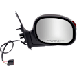Driver and Passenger Side Mirror, Power Adjust, Non-Heated, Manual Folding, Chrome, In-housing Signal Light, No Memory, No Puddle Light, No Auto-Dim, No Blind Spot Feature, Contour Style