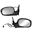 Driver and Passenger Side, Non-Towing, Mirrors, Power Adjust, Non-Heated, Manual Folding, Paintable