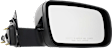 Driver and Passenger Side Mirrors, Power Adjust, Manual Folding, Non-Heated, Paintable, No Signal Light, No Memory, No Puddle Light, No Auto-Dimming, No Blind Spot Feature