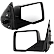 Driver and Passenger Side Mirrors, Power Adjust, Manual Folding, Non-Heated, Textured Black, No Signal Light, No Memory, No Puddle Light, No Auto-Dimming, No Blind Spot Feature