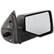 Driver and Passenger Side Mirrors, Power Adjust, Manual Folding, Non-Heated, Textured Black, No Signal Light, No Memory, No Puddle Light, No Auto-Dimming, No Blind Spot Feature