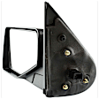 Driver and Passenger Side Mirrors, Power Adjust, Manual Folding, Non-Heated, Textured Black, No Signal Light, No Memory, No Puddle Light, No Auto-Dimming, No Blind Spot Feature