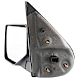 Driver and Passenger Side Mirrors, Manual Adjust, Manual Folding, Non-Heated, Chrome, No Signal Light, No Memory, No Puddle Light, No Auto-Dimming, No Blind Spot Feature