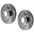 Front Brake Discs, Plain Surface, Vented