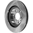 Front Brake Discs, Plain Surface, Vented