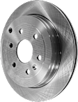 Rear Brake Disc, Plain Surface, Vented, 6 Lugs, 330.96 mm
