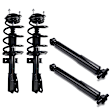 Front and Rear, Driver and Passenger Side Shock and Fully Loaded Strut